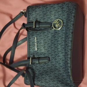Blue Michael Kors small purse/Crossbody